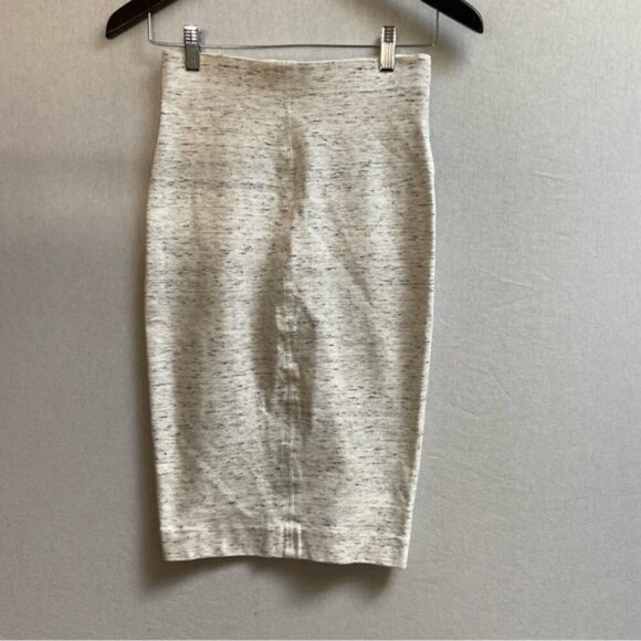 Wilfred Aritzia Liz Wool Blend Pencil Skirt Heather Sz S - Picture 2 of 8